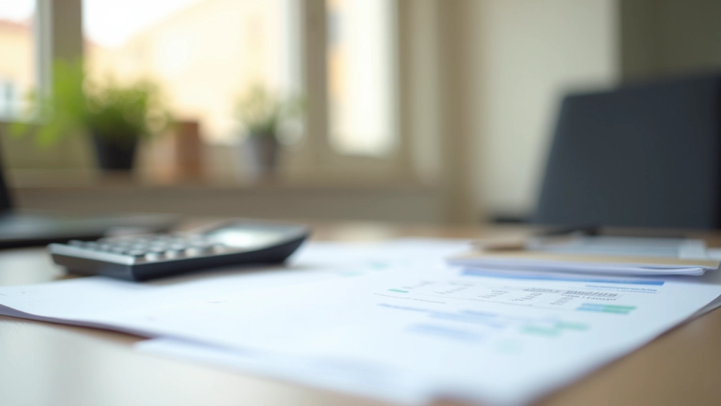 Espacio de trabajo profesional con documentación de planes de pensiones y herramientas de análisis